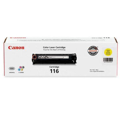 Original Canon 116, CRG116, 1977B001 Toner Cartridge Yellow - 1.5K - TonerParts