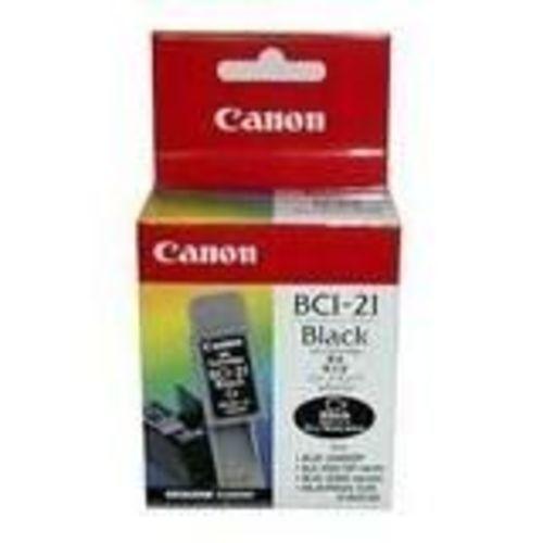 Original Canon Bci-21bk Black Ink Tank - Inkjet - 200 Page - Black - TonerParts