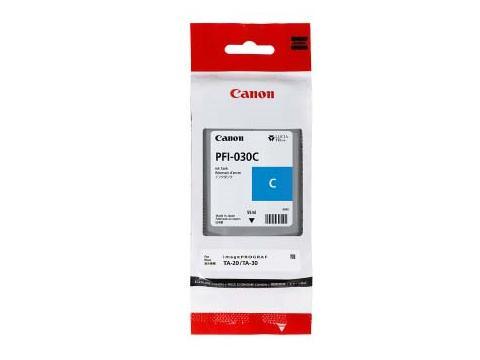 Original Canon PFI-030C Ink Cartridge - Cyan - 55ml - TonerParts