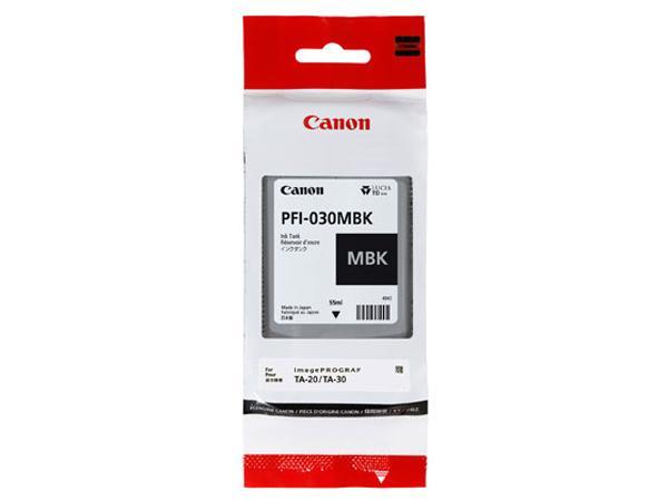 Original Canon PFI-030MBK Ink Cartridge - Matte Black - 55ml - TonerParts