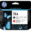 Original HP 744, F9J88A Inkjet Printhead - Matte Black/Chromatic Red