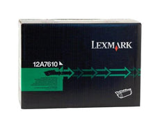Original Lexmark 12A7610 Laser Toner Cartridge - Black - 32,000 Yield