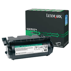 Original Lexmark 12A7612 Laser Toner Cartridge - Black - 21000 Pages