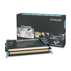 Original Lexmark C734A1KG Toner Cartridge Black 8K Yield Return Program