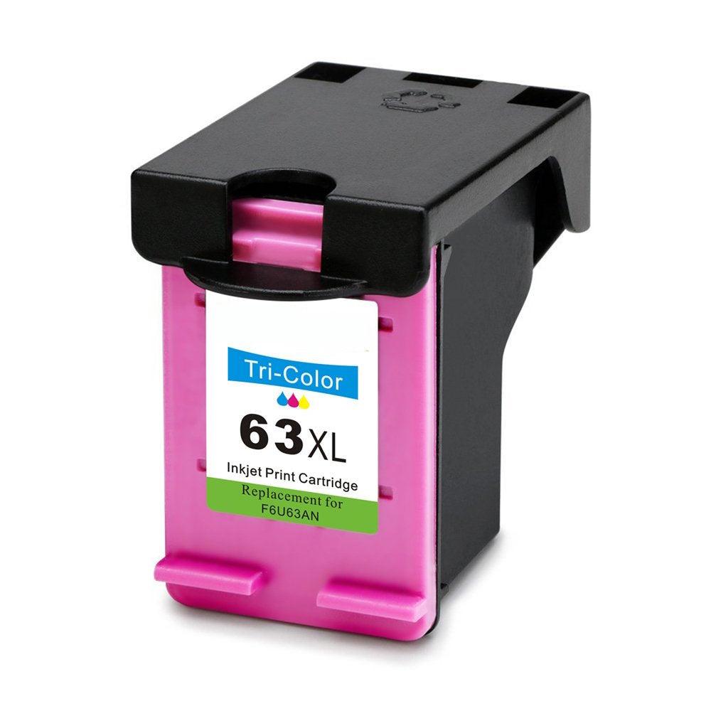 Remanufactured HP 63XL Ink Cartridge F6U63A Tri-Colour 330 Pages - TonerParts