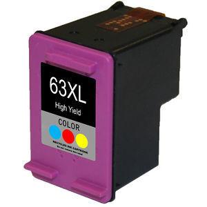 Remanufactured HP 63XL Ink Cartridge F6U63A Tri-Colour 330 Pages - TonerParts