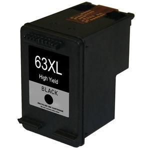 Remanufactured HP 63XL Ink Cartridge F6U64AN Black 480 Pages - TonerParts