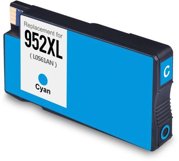 Remanufactured HP 952XL L0S61AN Ink Cartridge Cyan 1.6K - TonerParts