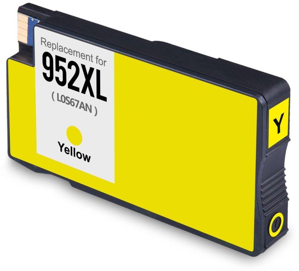 Remanufactured HP 952XL L0S67AN Ink Cartridge Yellow 1.6K - TonerParts