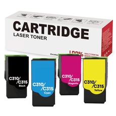 Compatible Xerox C310 C315 Toner Cartridges BCYM 3K Value Pack