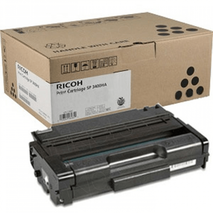 Ricoh 406464 OEM Toner Cartridge For Aficio SP3400, SP3500 Black - 2.5K - TonerParts