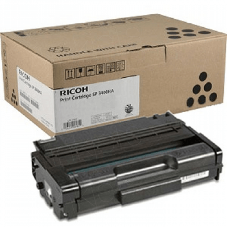 Ricoh 406465 OEM Toner Cartridge For Aficio SP3400, SP3410 Black - 5K - TonerParts