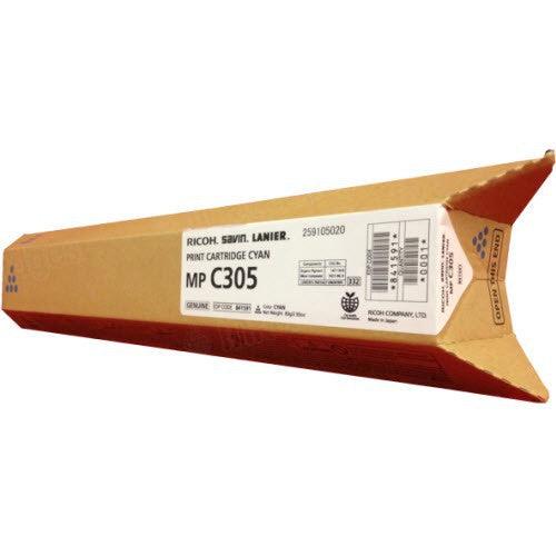Ricoh 841591, 842122 OEM Toner Cartridge For Aficio MPC305 Cyan - 4K - TonerParts