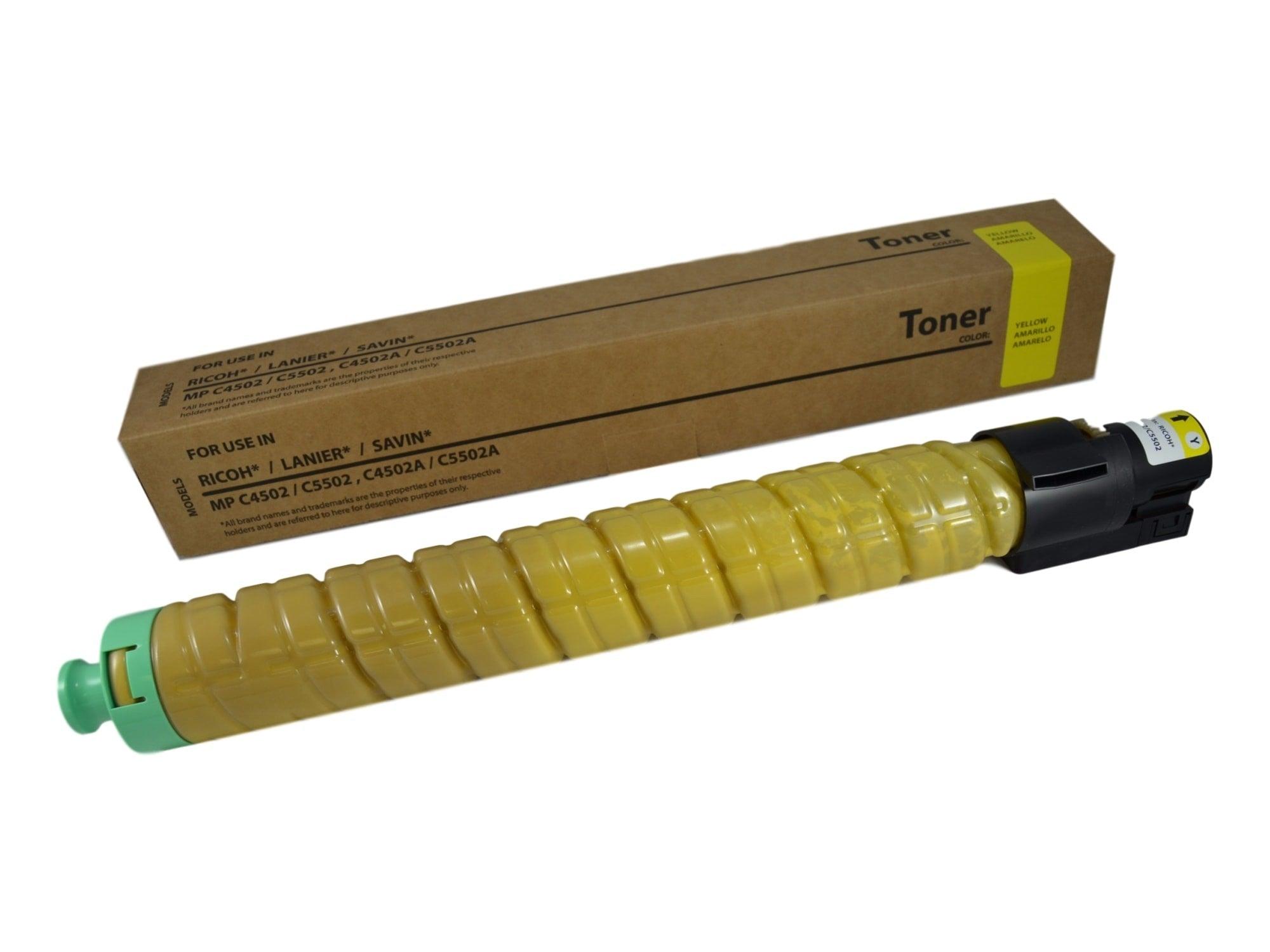 Ricoh 841680 OEM Toner Cartridge For Aficio MP C4502, C5502 Yellow - 22.5K - TonerParts