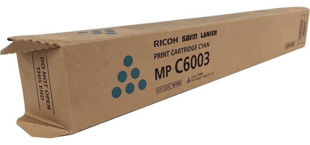 Ricoh 841852 OEM Toner Cartridge for Aficio MP C4503, C6003 Cyan - 22.5K - TonerParts