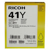 Ricoh Yellow Ink Cartridge (2,200 Yield) (type Gc41y)