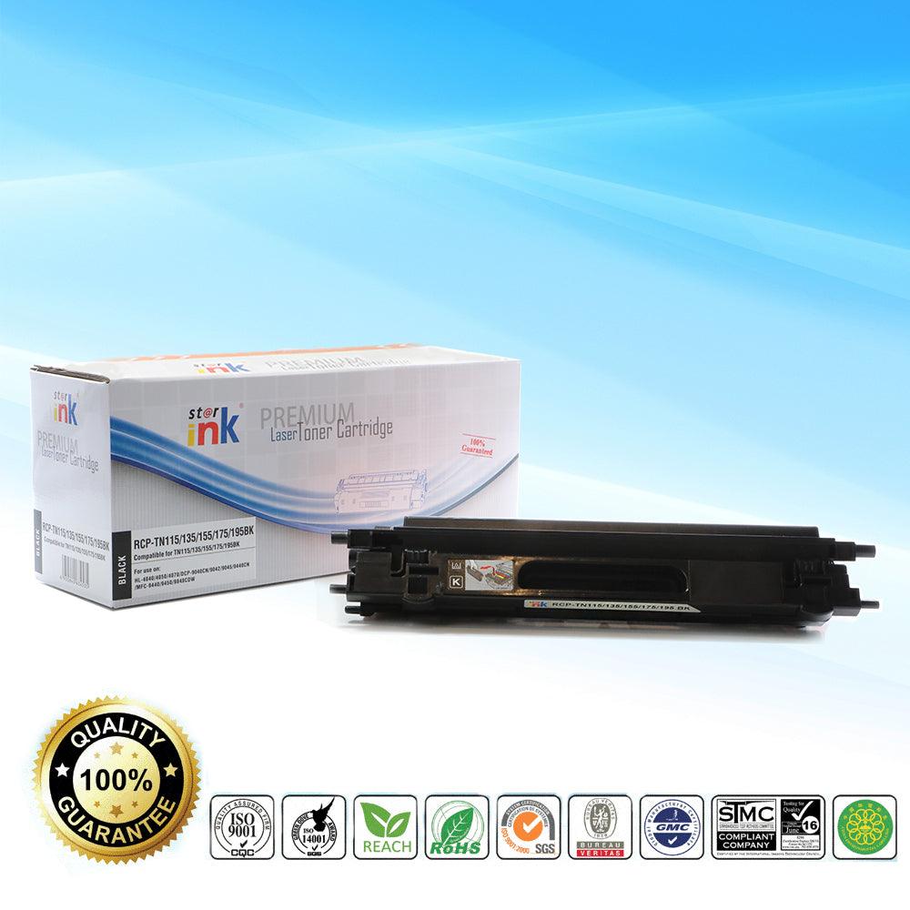 StarInk Compatible Brother TN115BK TN-115BK Toner Cartridge Black 5K - TonerParts