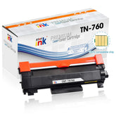 StarInk Compatible Brother TN760 Toner Cartridge Black With Chip 3K