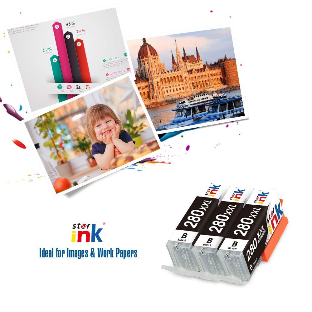StarInk Compatible Canon PGI-280XXL Black, 2021C001 Ink Cartridges 3 Pack - TonerParts