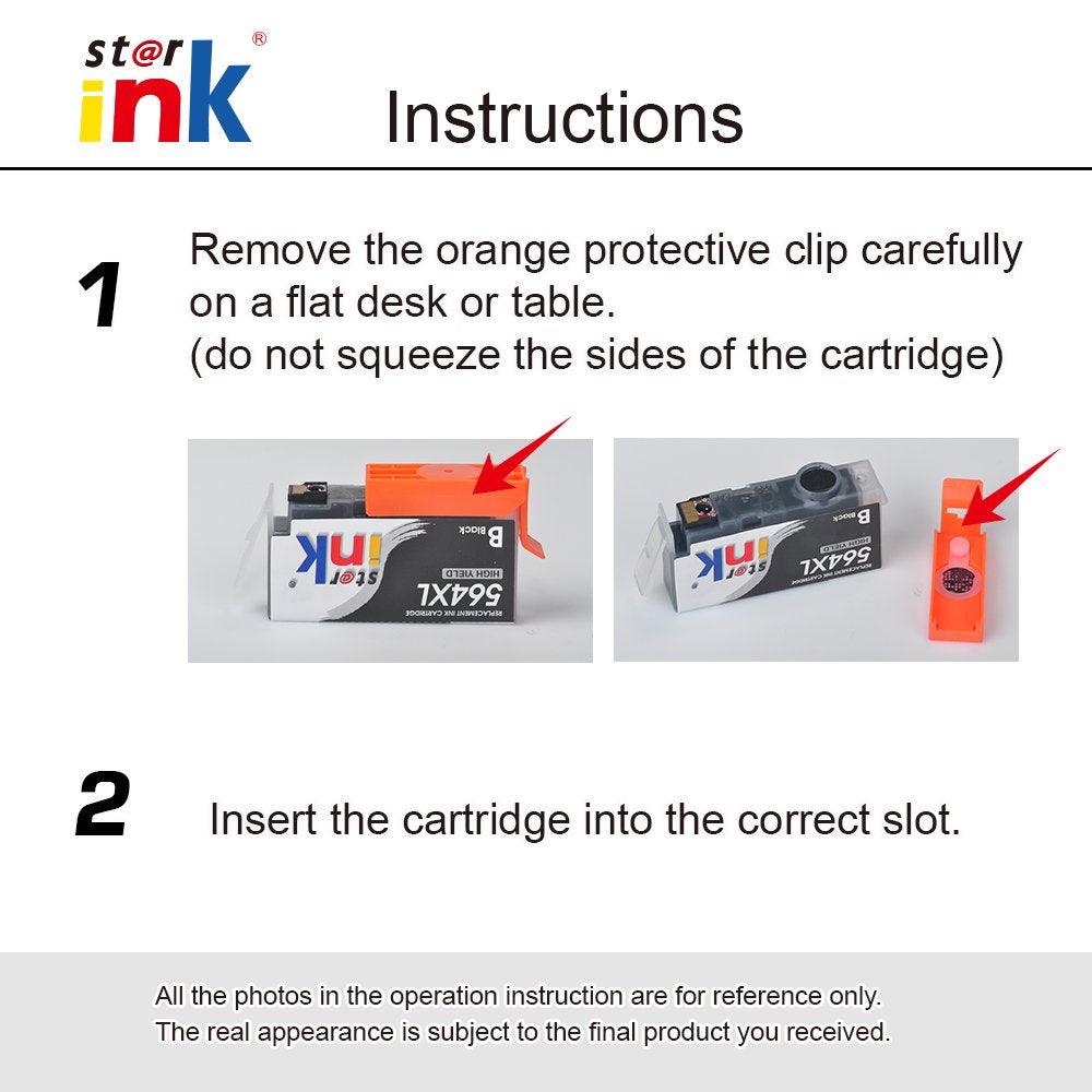 StarInk Compatible HP 564XL Ink Cartridges BCYMPB 5 Pack - TonerParts