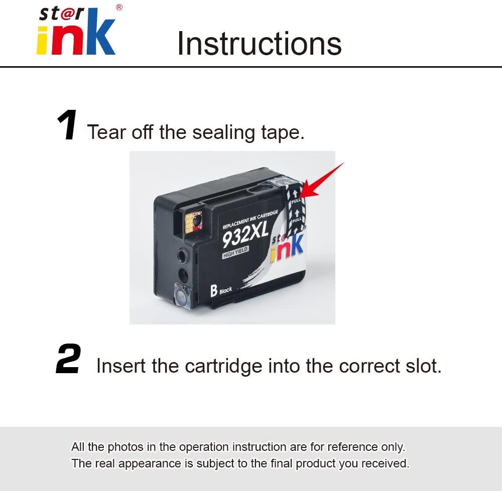 StarInk Compatible HP 932XL HP 933XL Ink Cartridges BCYM 4 Pack - TonerParts