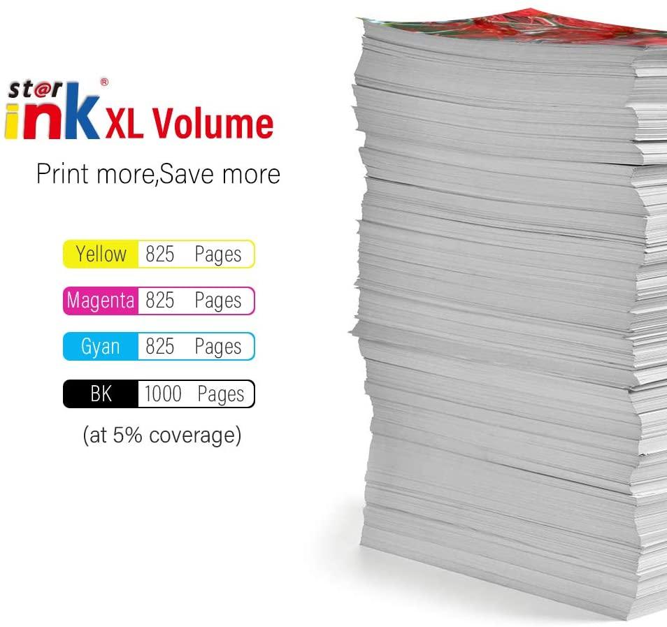 StarInk Compatible HP 932XL HP 933XL Ink Cartridges BCYM 4 Pack - TonerParts