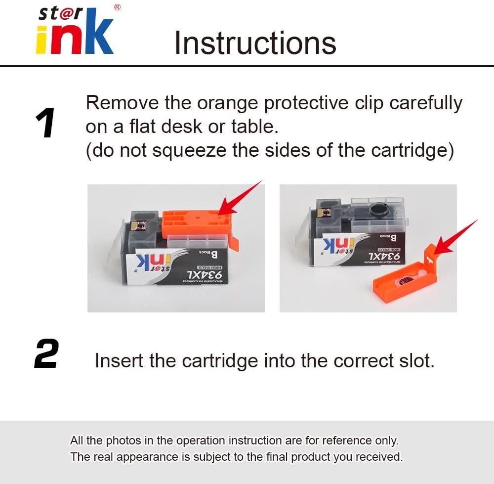 StarInk Compatible HP 934XLBK 935XLColor Ink Cartridges BCMY Pack - TonerParts
