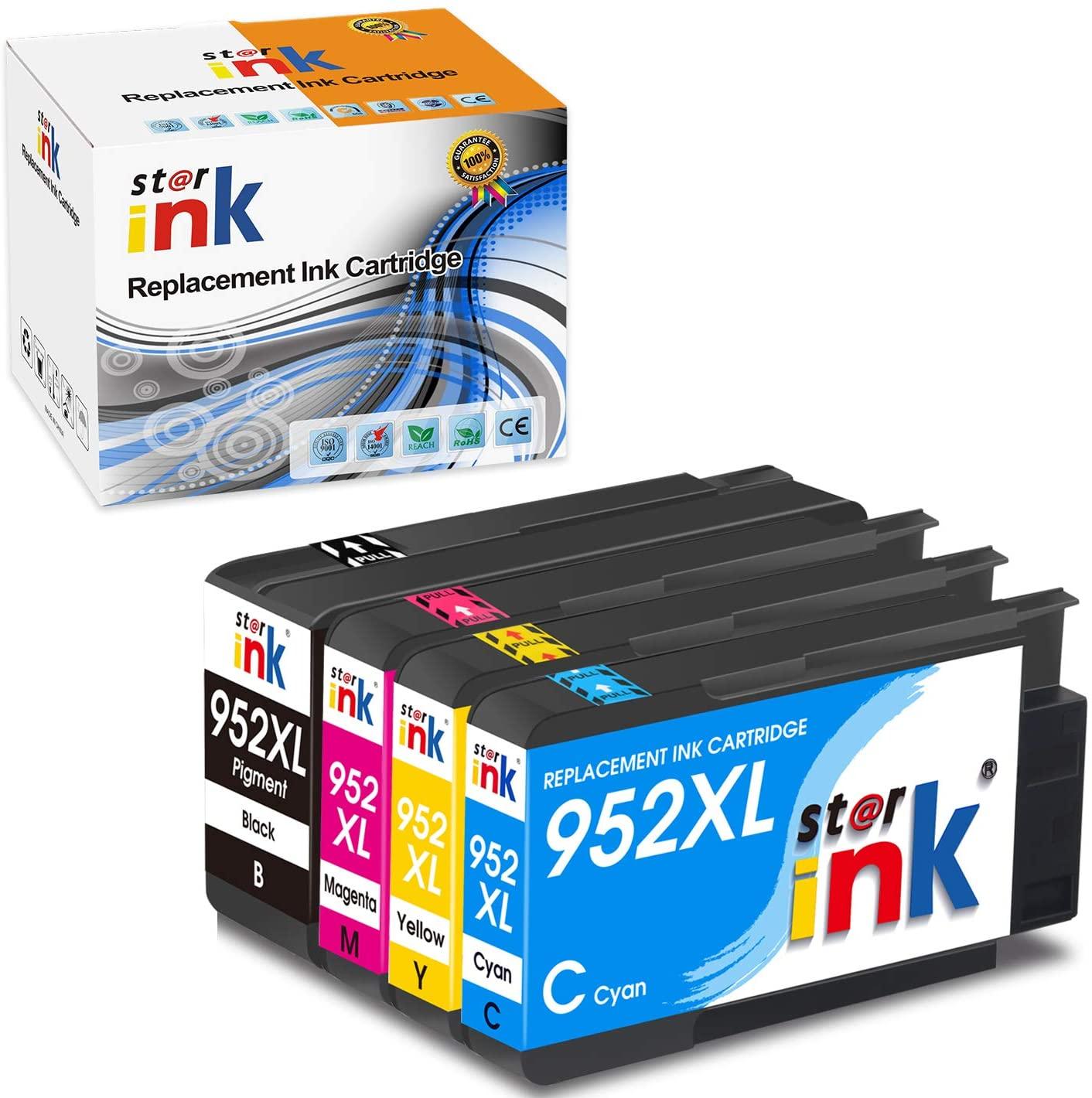 StarInk Compatible HP 952XL Ink Cartridges for BCYM Value 4 Pack - TonerParts