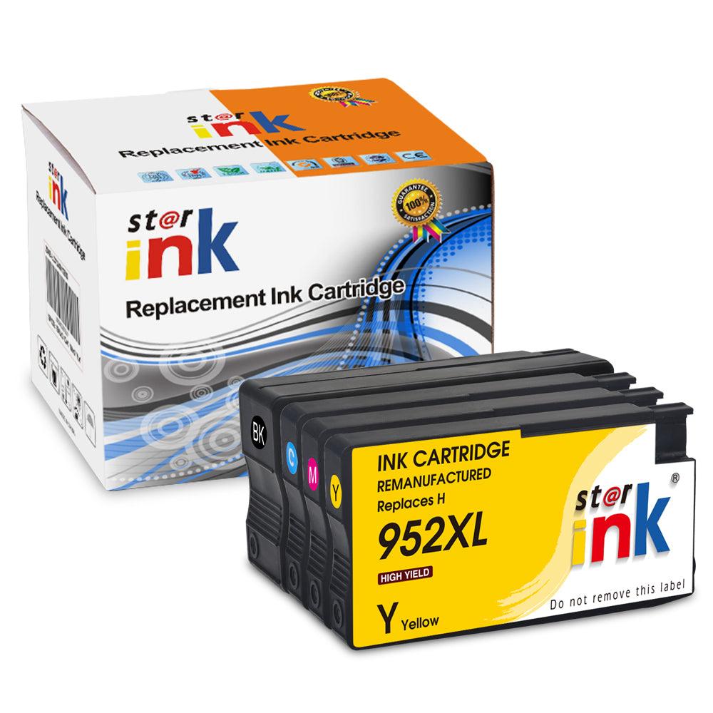 StarInk Compatible HP 952XL Ink Cartridges for BCYM Value 4 Pack - TonerParts