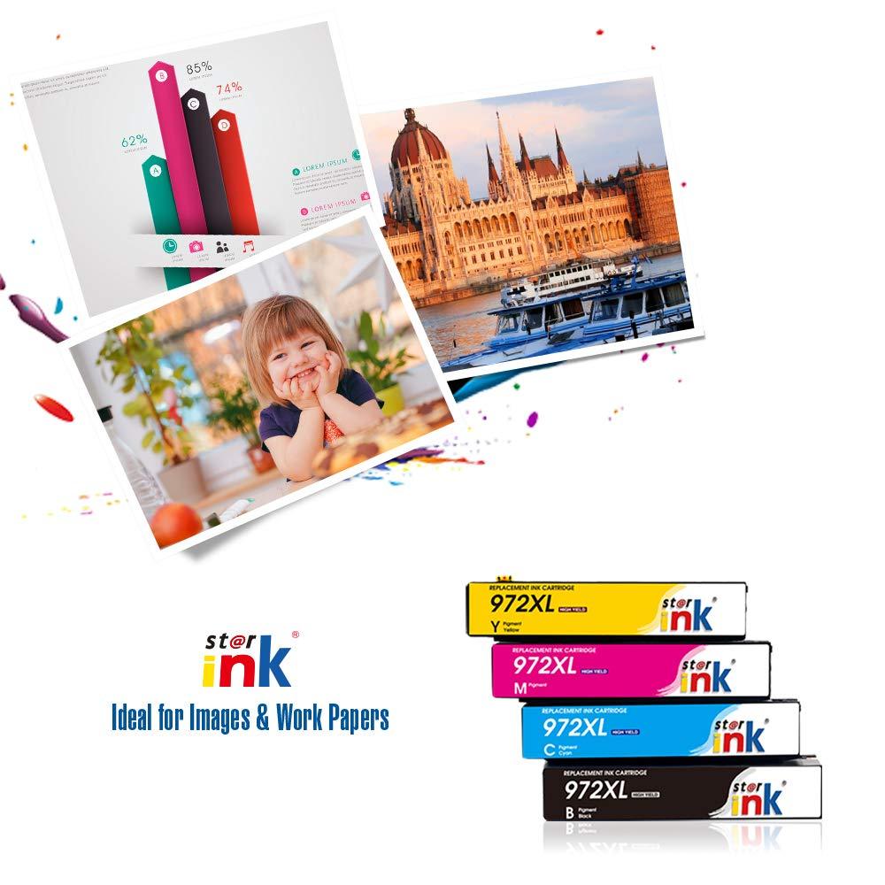 StarInk Compatible HP 972X Ink Cartridges BCYM 4 Pack - TonerParts