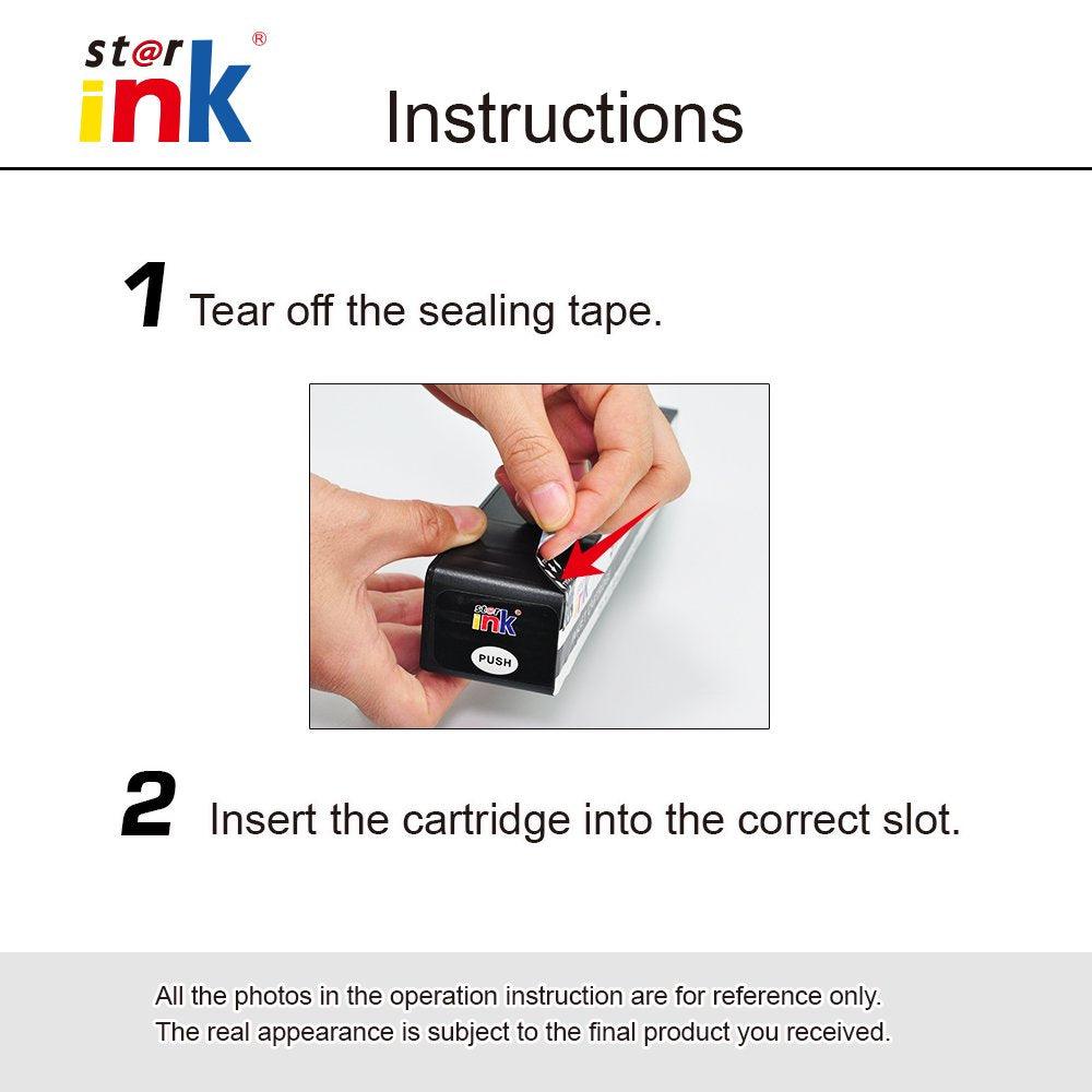StarInk Compatible HP 972X Ink Cartridges BCYM 4 Pack - TonerParts