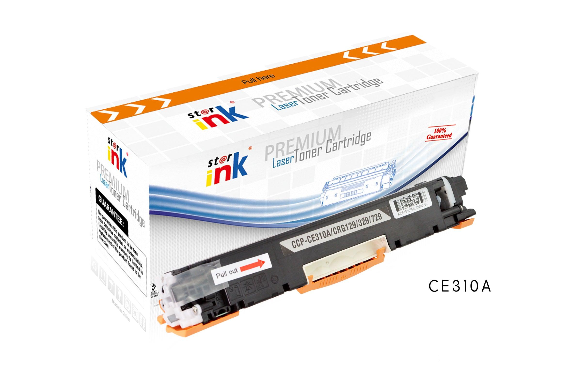 StarInk Compatible HP CE310A 126A Toner Cartridge Black 1.2K - TonerParts