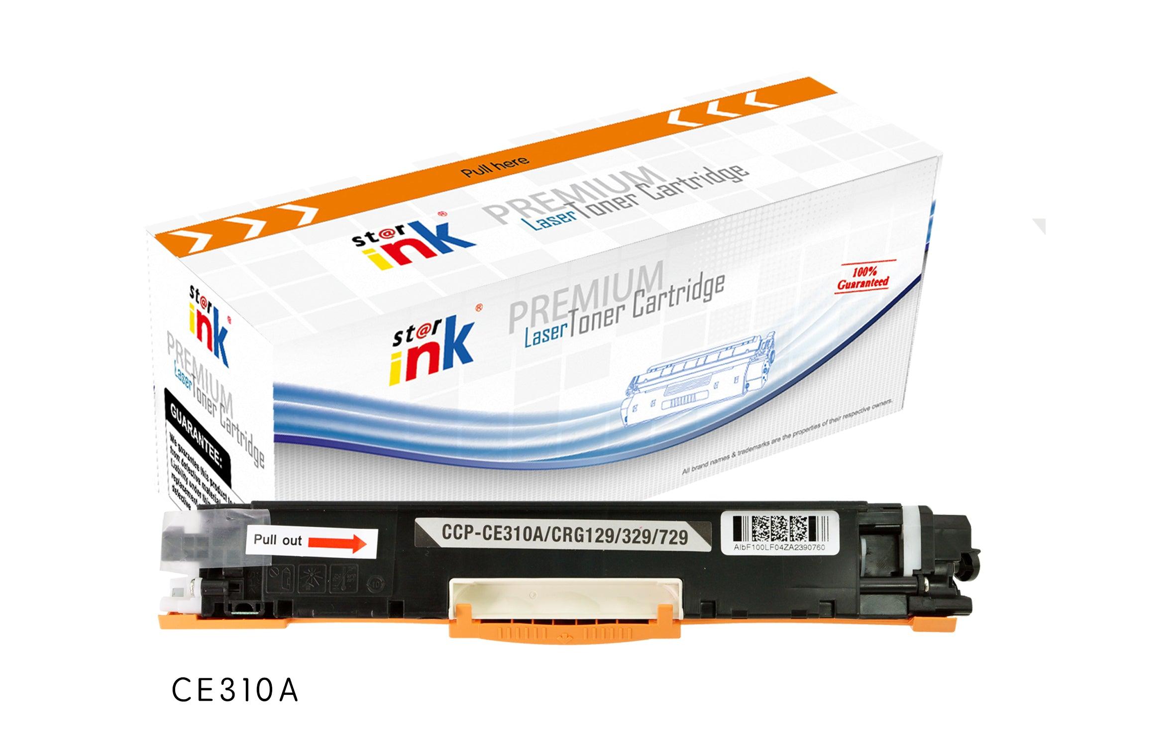 StarInk Compatible HP CE310A 126A Toner Cartridge Black 1.2K - TonerParts