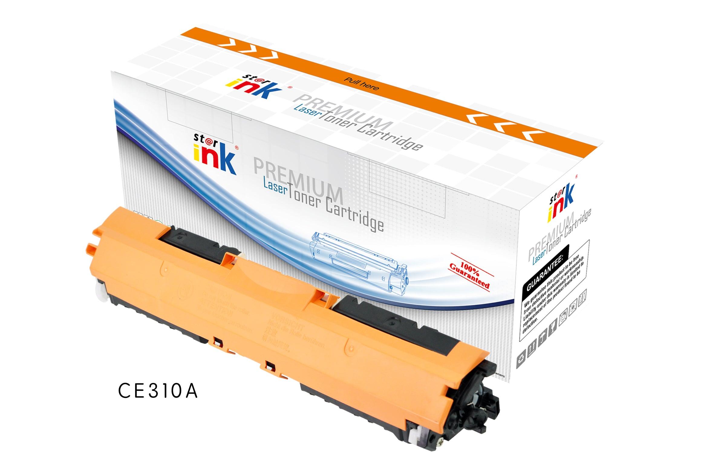 StarInk Compatible HP CE310A 126A Toner Cartridge Black 1.2K - TonerParts