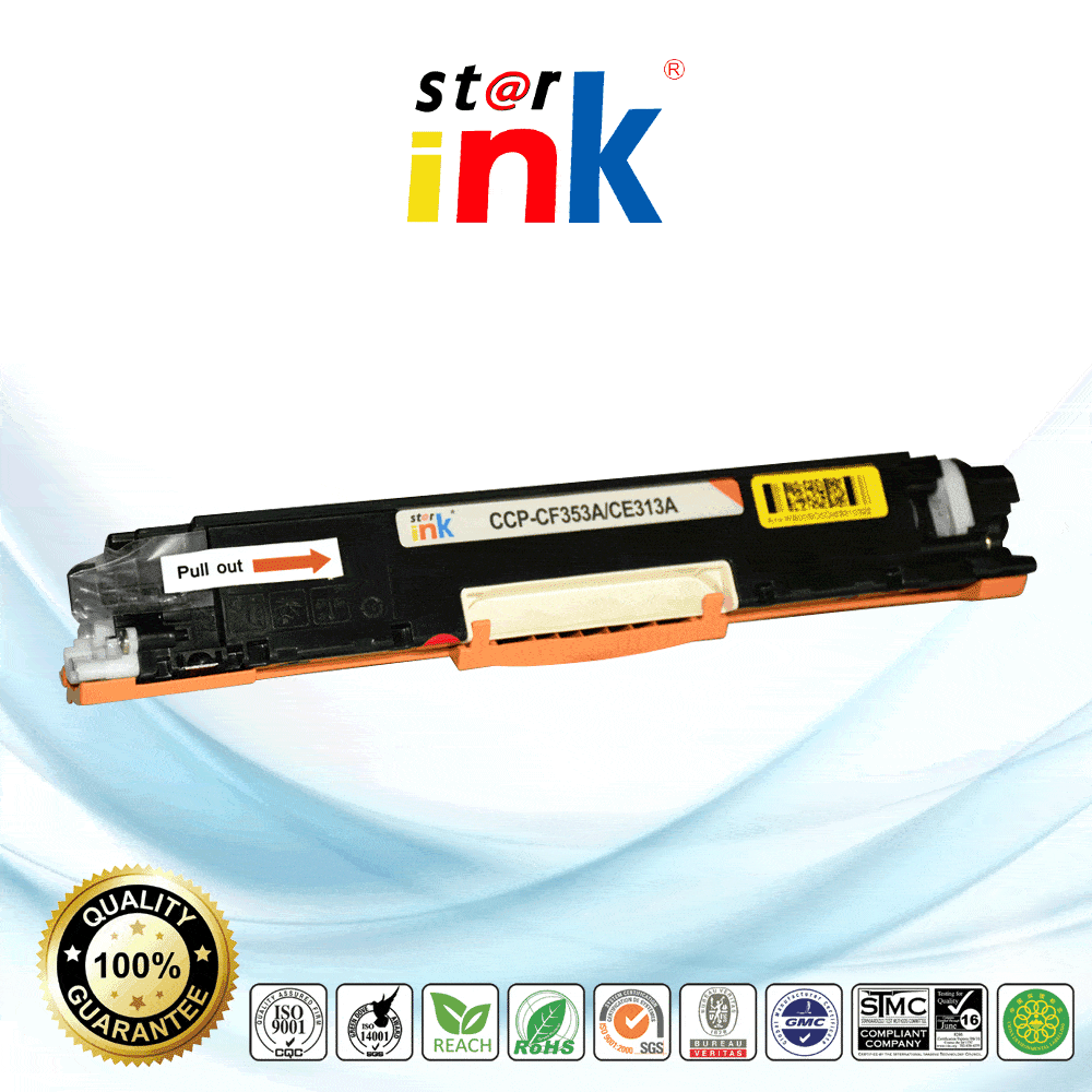 StarInk Compatible HP CE313A 126A Toner Cartridge Magenta 1K - TonerParts