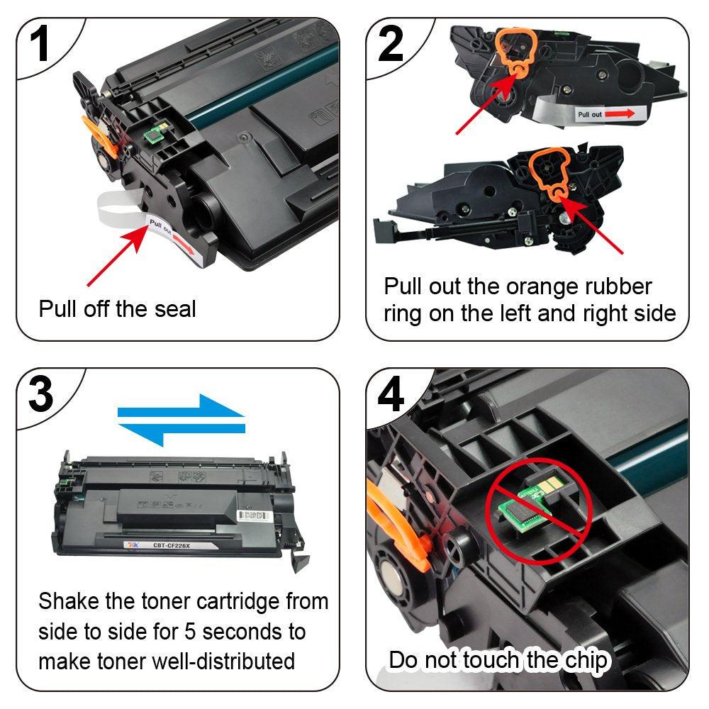StarInk Compatible HP CF226X 26X Toner Cartridge Black 9K - TonerParts