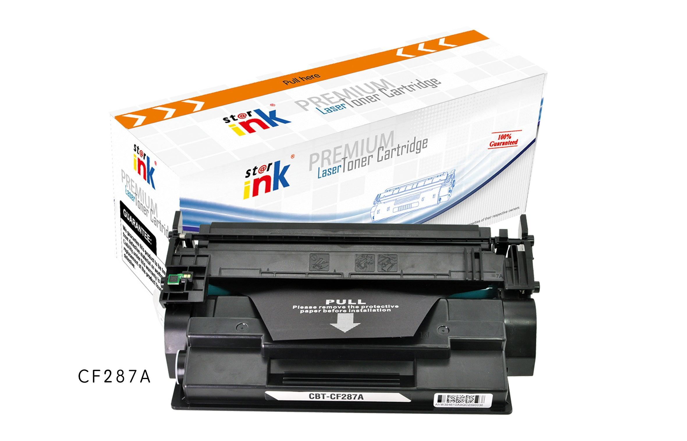 StarInk Compatible HP CF287A 87A Toner Cartridge Black 9.8K - TonerParts