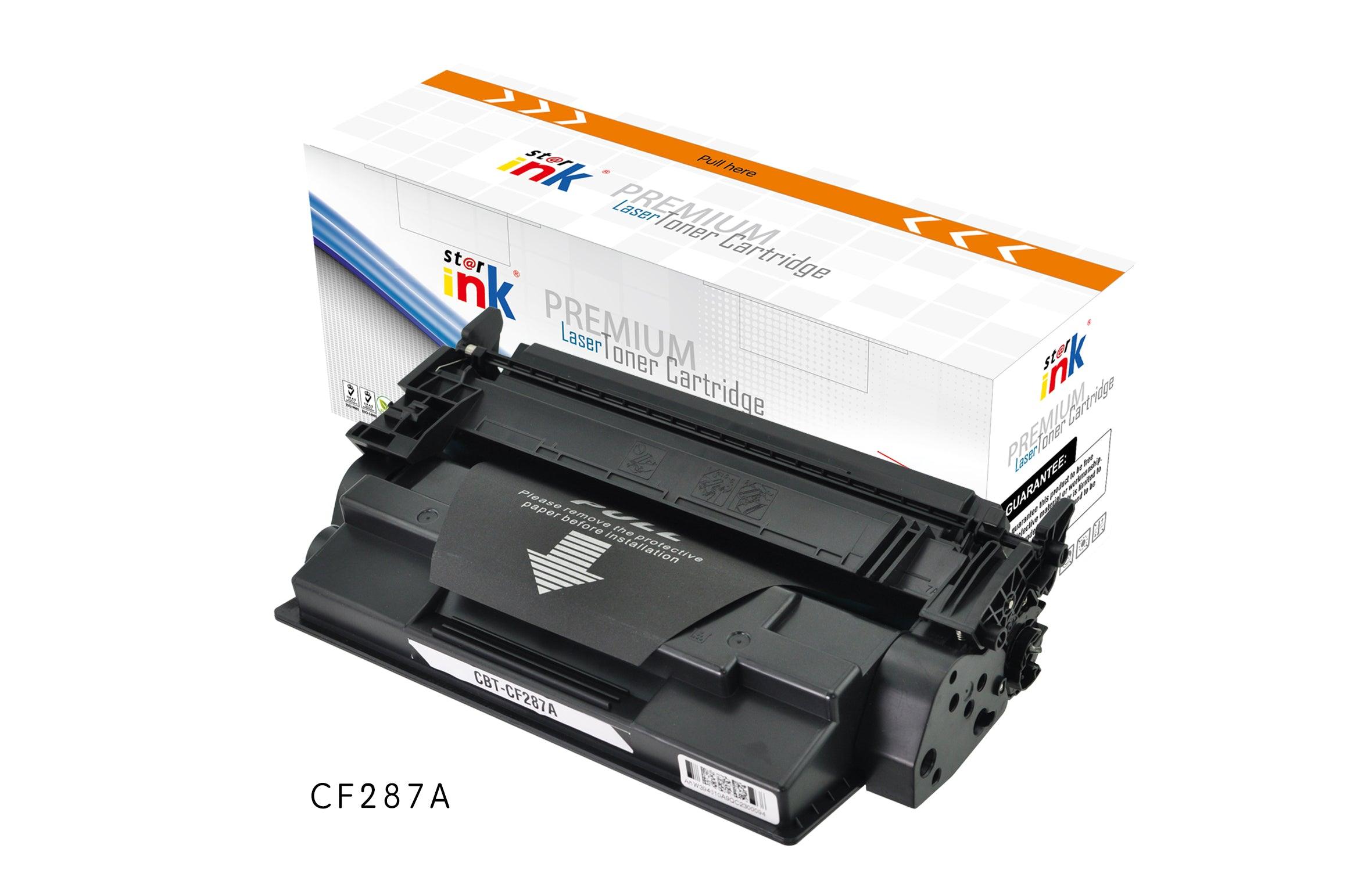 StarInk Compatible HP CF287A 87A Toner Cartridge Black 9.8K - TonerParts