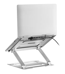 Steel Laptop Holder LR200 with 4 USB Ports Intekview
