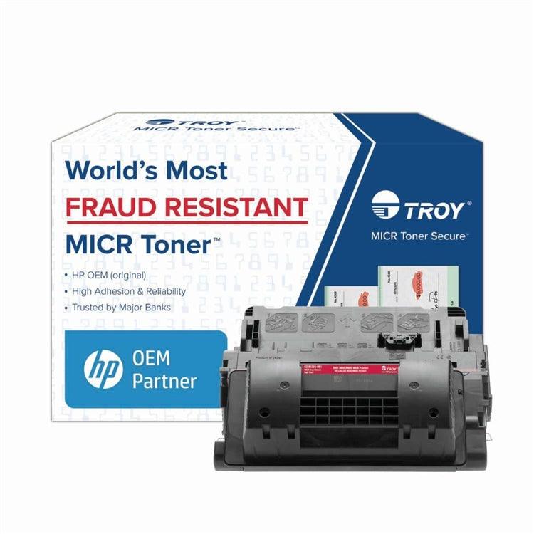 Troy 02-81351-001 MICR Toner Cartridge HP 90X CE390X Black 24K - TonerParts