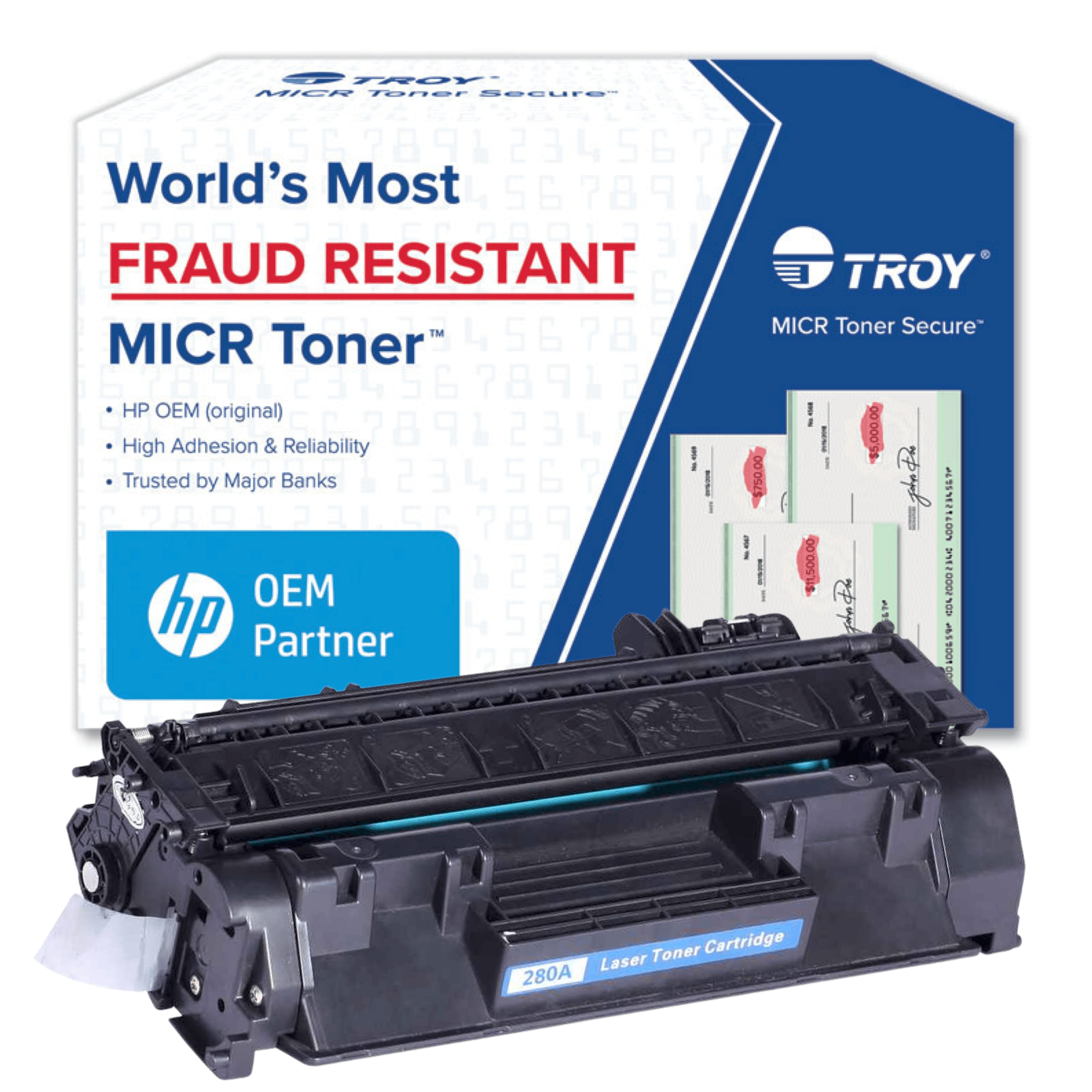 0281550001 80A MICR Toner Secure, Alternative for HP CF280A, Black
