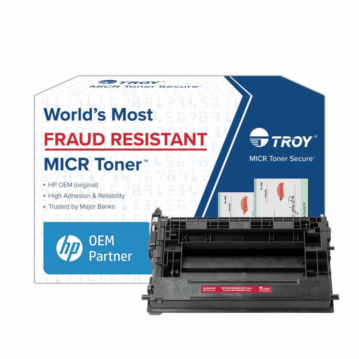 Troy CF237A Secure MICR Toner Cartridge Black 11000 Pages - TonerParts