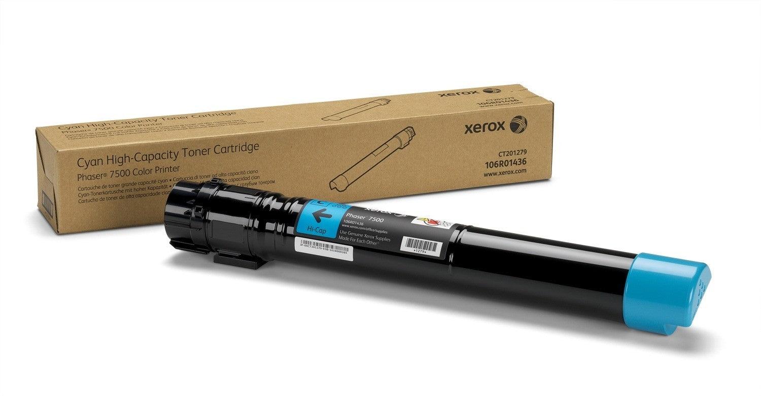 Xerox 106R01436 OEM Toner Cartridge For Phaser 7500 Cyan - 17.8K - TonerParts
