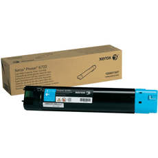 Xerox 106R01507 OEM Toner Cartridge Cyan For Phaser 6700 - 12K